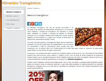 Tablet Screenshot of alimentos-transgenicos.info